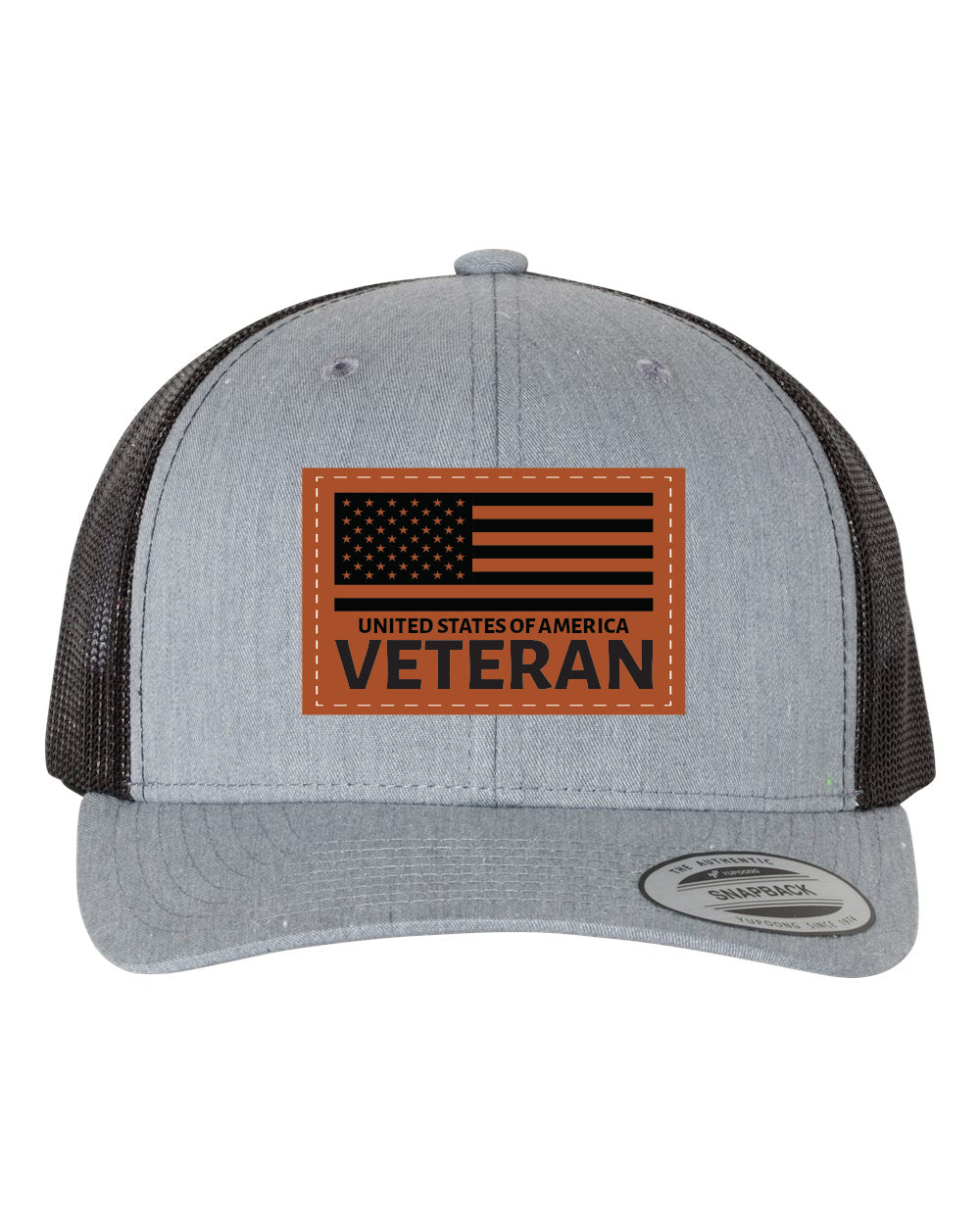 Veteran Leather Patch Hat